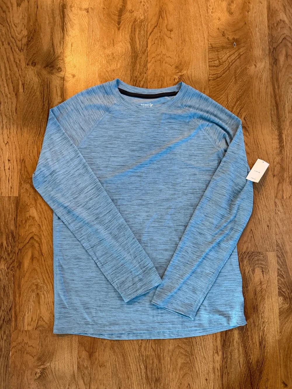 Old Navy Active Blue Long Sleeve Tee Size 10-12
